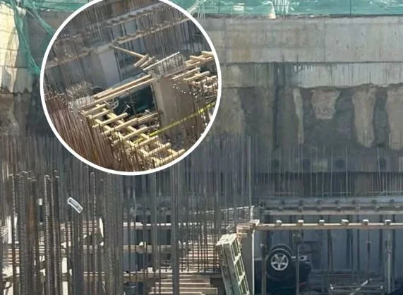 Rrokulliset vetura në Lagjen e Muhaxherëve, përfundon në një objekt në ndërtim e sipër