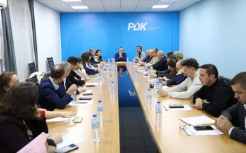 Edhe Kryesia e PDK-së mblidhet sot në pra 15:00