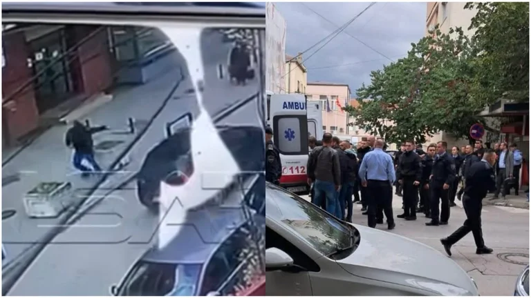 Atentati me armë ndaj zyrtarit të BDI-së, publikohen pamjet e momentit kur qëllohet
