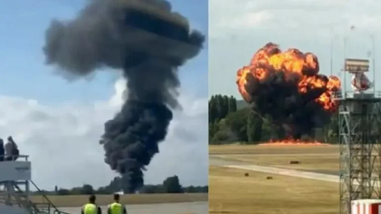Rrëzohet një aeroplan në aeroportin në Londër