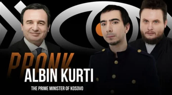 E dhimbshme dhe e turpshme për t’u parë: Kryeministri i Kosovës, Albin Kurti bie viktimë e mashtruesve rus