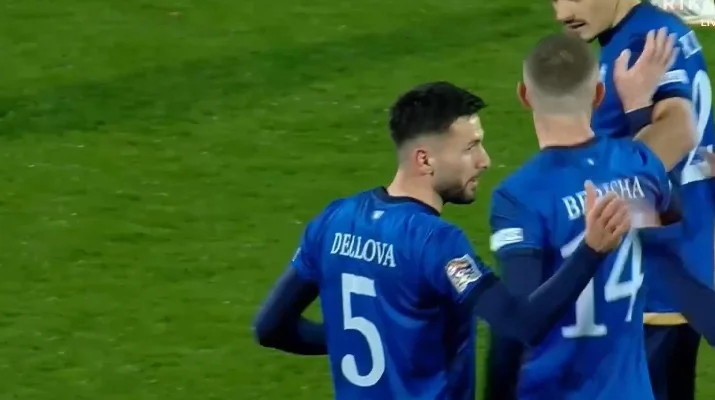 GOOOOOL: Dellova realizon super gol ndaj Islandës