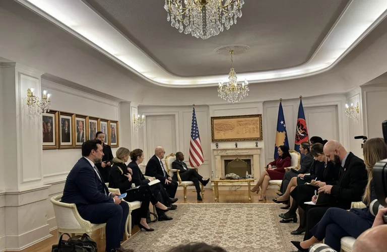 Ndihmës Sekretari amerikan, Todd Robinson takohet me Osmanin në Presidencë