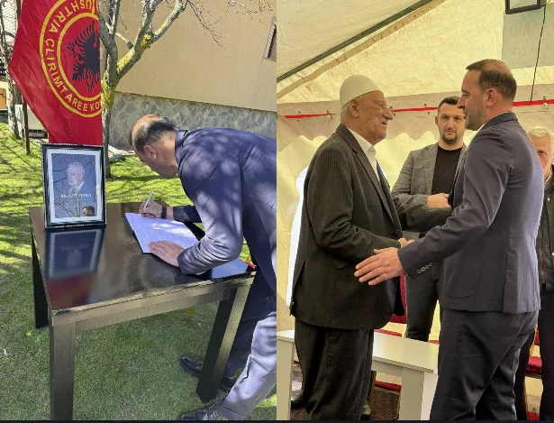 Daut Haradinaj në të pame për “Raketën”, përshëndetet ngrohtësisht me babain e Hashim Thaçit