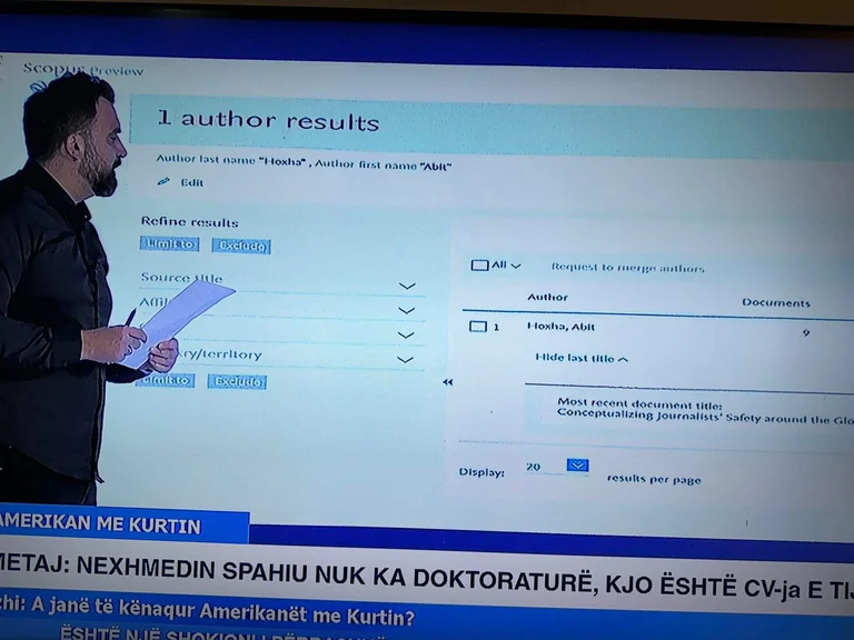 Mehmetaj: Nexhmedin Spahiu nuk ka doktoraturë, studentët e AAB-së mund ta padisin për mashtrim