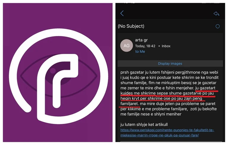 Periskopi kërcënohet me ‘heqje kokash’ dhe ‘kidnapime të familjarëve’
