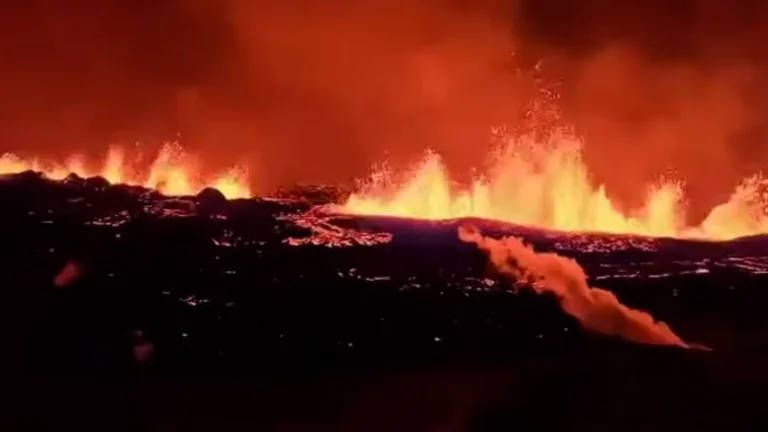 Shpërthen vullkani gjigant në ishullin Reykjanes në Islandë, më i madhi në vitet e fundit