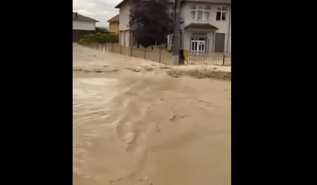 Disa fshatra të Rahovecit i merr uji, pamjet kallëxojnë gjendjen e rëndë (Video)