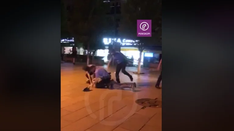 Skandaloze: Për një maskë policia rrahë qytetarin në qendër të Prishtinës në sy të fëmijëve