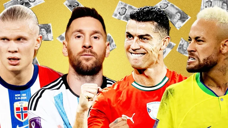 Ronaldo në krye, Messi i dyti – njihuni me 10 futbollistët më të pasur që do të luajnë në Kupën e Botës 2026