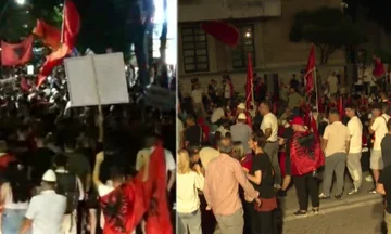 Protestuesit në Tiranë ‘sfidojnë’ orët, i japin ‘‘afat’’ Ramës që gjatë ditës së nesërme të jap dorëheqje