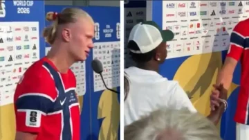 Vinicius i ndërpret intervistën Haalandit, reagimi i norvegjezit bëhet viral