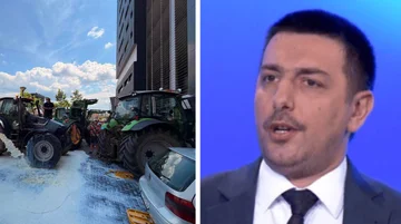 “Vetne Mujën a është qumësht a vaj pallme”, Syla reagon pas protestës së fermerëve pranë objektit të Ministrisë së Bujqësisë