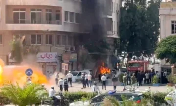 Shpërthime në Damask derisa Macron po takohej me presidentin sirian