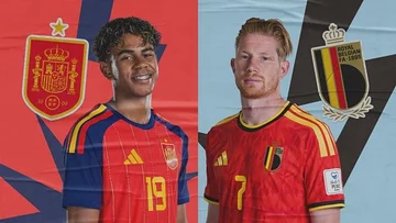 Spanja – Belgjika, formacionet zyrtare
