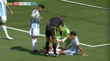 Lisandro Martinez largohet i dëmtuar në finalen e Botërorit