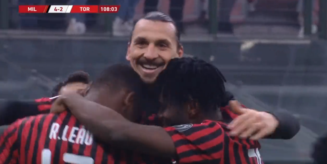 Milani bën mrekullinë në vazhdime: Dy gola brenda tre minutave, Ibrahimovic realizon supergol