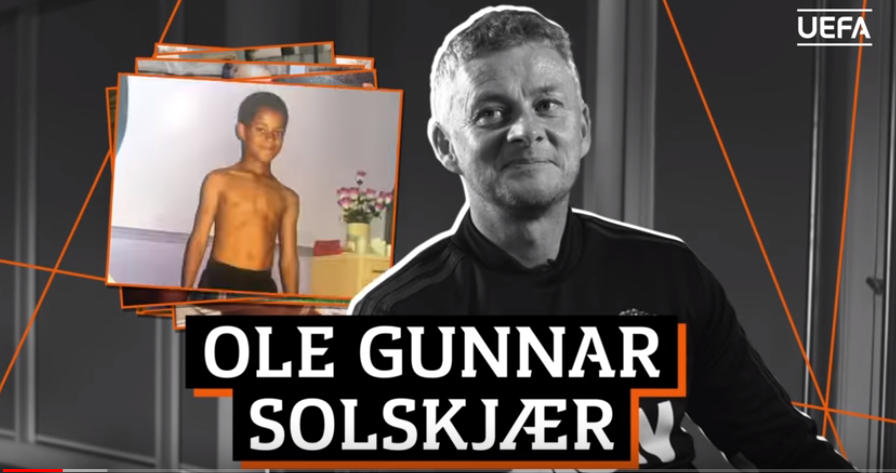 Solskjaer mundohet të qëllojë emrat e lojtarëve të Man Unitedit përmes fotove të fëmijësë së tyre