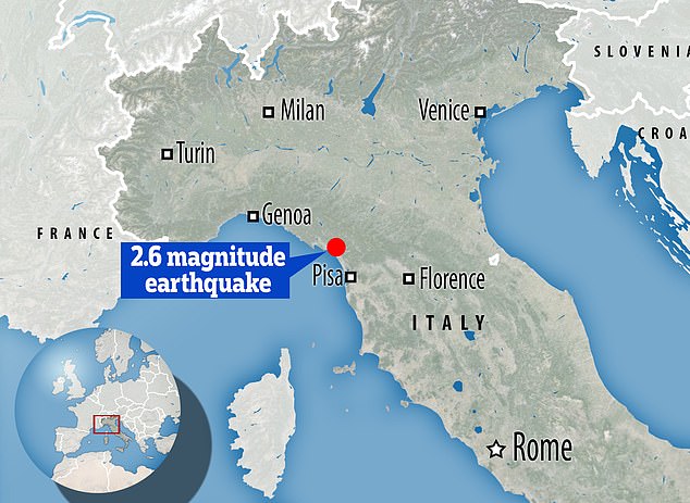 Italia veriore goditet nga tërmeti