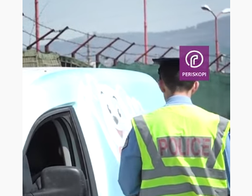 Pamje nga kontrollet e policisë në Fushë Kosovë