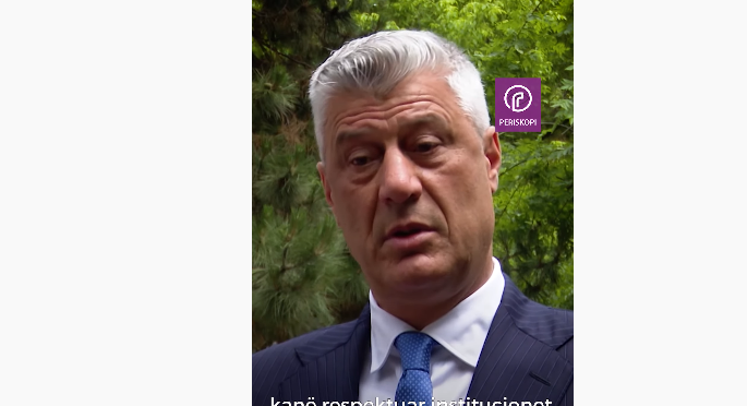 Goran Rakiq heq simbolet e Kosovës nga zyra, Thaçi: Nuk ka vend në institucione për ata që respektoj