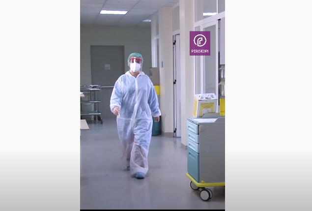 Pamje nga Spitali “COVID” i Vushtrrisë