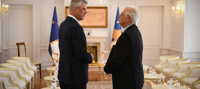 Thaçi dhe Borrell, pajtohen për zgjatje teknike njëvjeçare të mandatit të EULEX-it