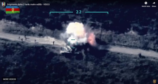 Luftë minut pas minute: Rrëzohet aeroplani i forcave të Azerbajxhanit (Video)