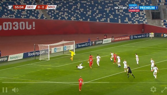 Ia shuajti shpresat Kosovës, Maqedonia e Veriut kalon në epërsi kundër Gjeorgjisë në finalen e playoffit