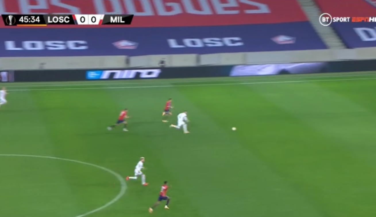 Milani ia shënon të parin Lille: Kundërsulm i frikshëm, goli shënohet pas tri pasimeve