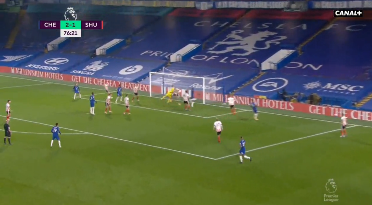 Chelsea ia shënon edhe të tretin Sheffieldit, Thiago Silva realizon golin e parë në Premier League