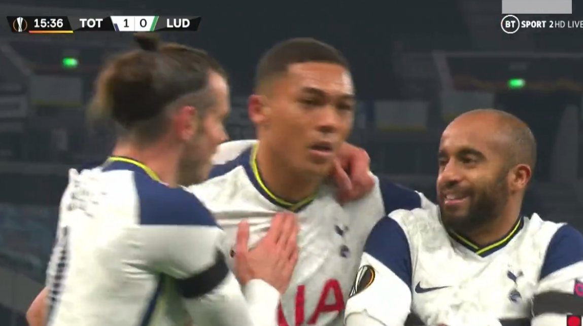 Vinicius i pandalshëm për Tottenhamin, shënon edhe golin e dytë kundër Ludogoretsit