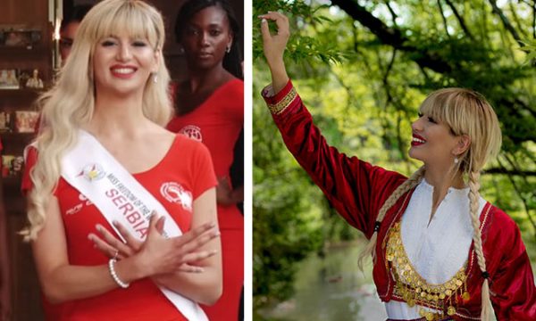 Miss Serbia bëri me duar shqiponjën, veprimi e kishte nervozuar Vuçiqin