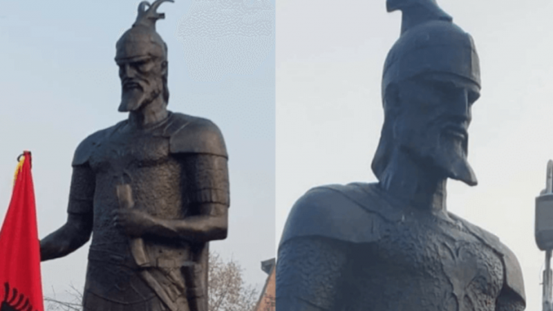 U kritikua për shtatoren e Skënderbeut, skulptori: S’ja ka pre dikush kërthizën me ditë qysh dukej