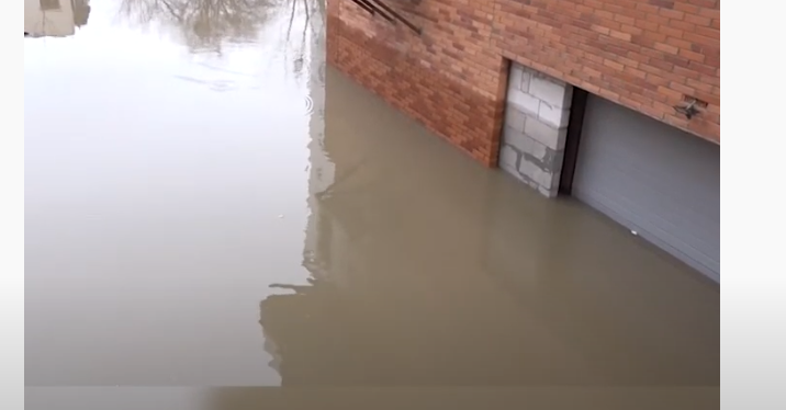 Pamje nga vërshimet në komunën e Fushë Kosovës