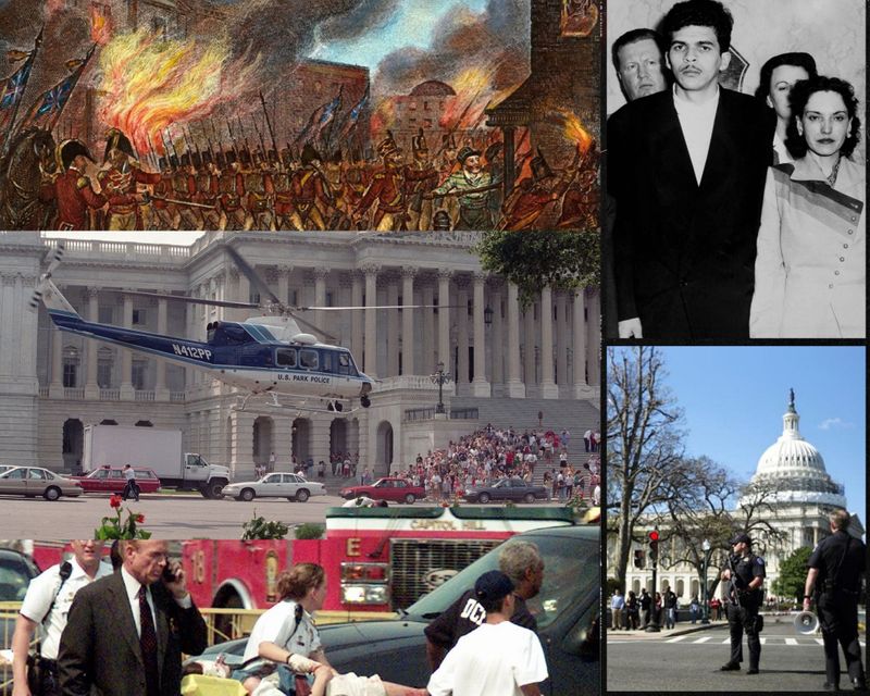 Bombardime, tentim-vrasje, djegie, sulme terroriste: Historia e dhunshme mbi Capitolin amerikan