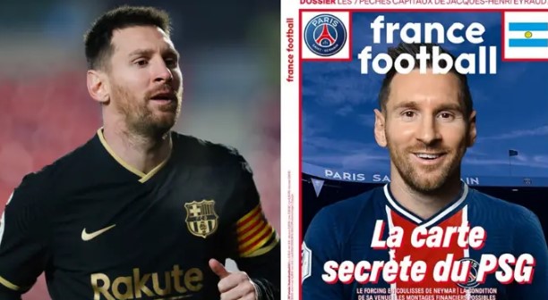 Messi shumë afër PSG-së? Ballina e ‘France Football’ e rezervuar për argjentinasin me fanellën e klubit parisien