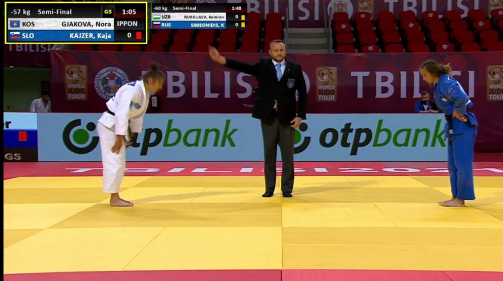 Sigurohet medalja: Nora Gjakova arrin në finale, i tregon vendin edhe sllovenes