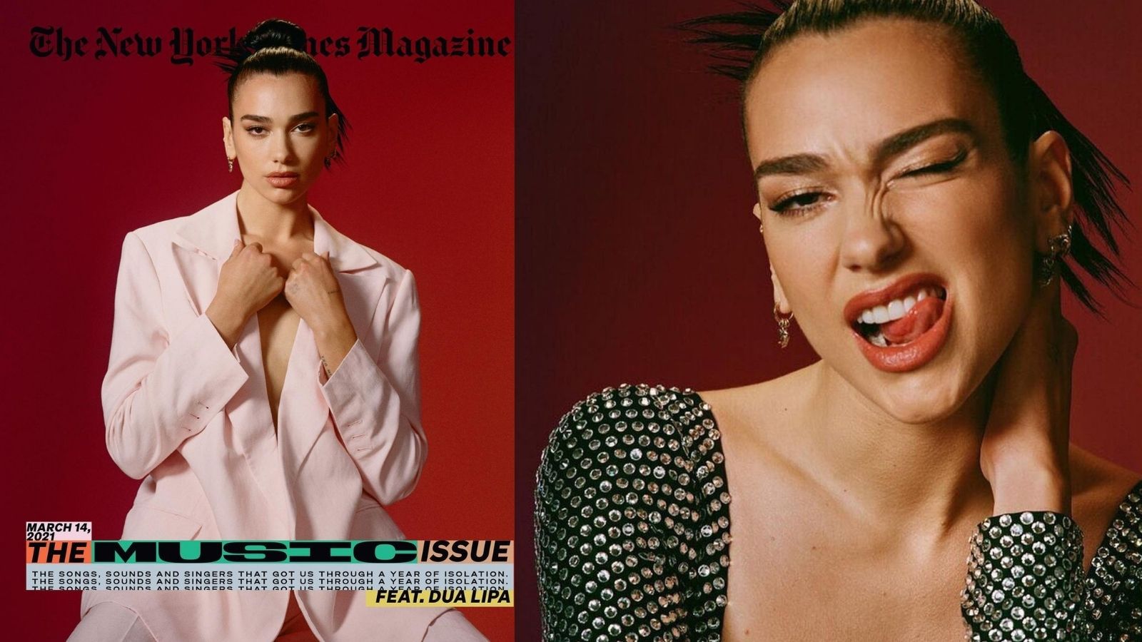 Dua Lipa pozon për “The New York Times”