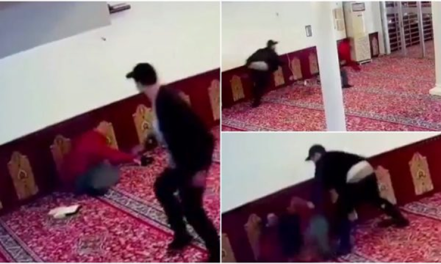 Pamje të rënda: Publikohet videoja e sulmit me thikë brenda xhamisë në Tiranë