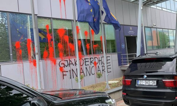 PSD me aksion simbolik te Qeveria, arrestohen katër aktivistët