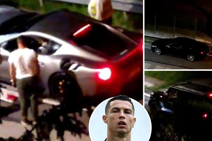 Cristiano u kap duke transportuar makinat e tij luksoze nga shtëpia në Torino, përpara largimit të përfolur nga Juventusi
