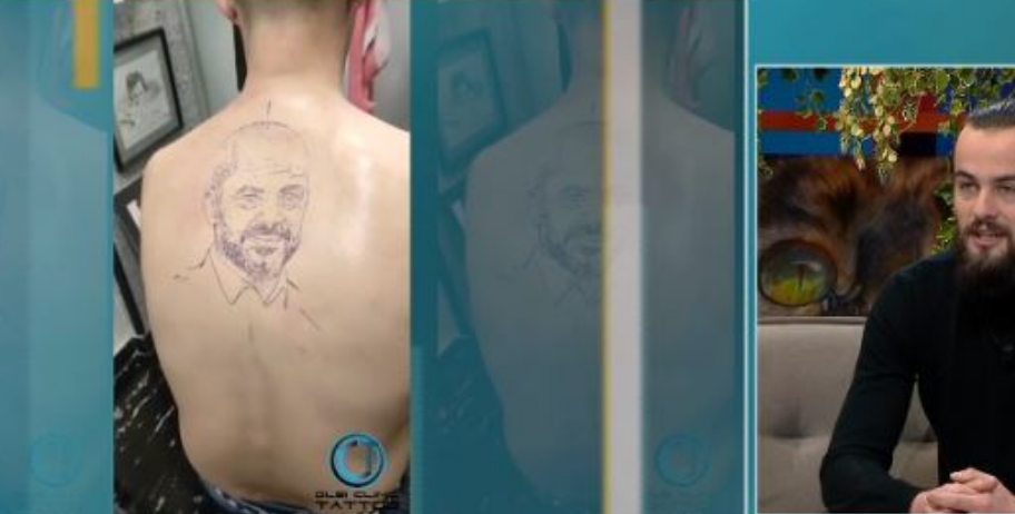 Bëhet viral tatuazhi i Edi Ramës në shtëpinë e një qytetari