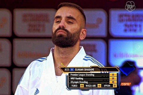 Karateisti kosovar, Elhami Shabani zë vendin e shtatë në Kampionatin Evropian