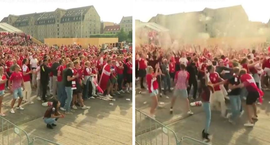 Çfarë feste e çmendur e danezëve pas golit të parë
