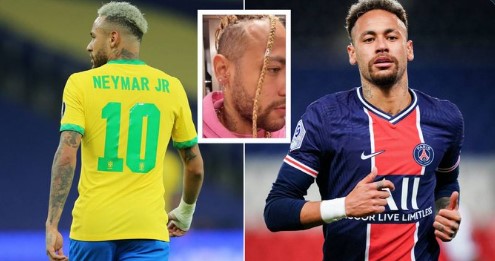 Neymar zbuloi stilin e ri të flokëve dhe fansat bëjnë shaka me të duke thënë se: “Humbja në Kupën e Amerikës e theu atë”