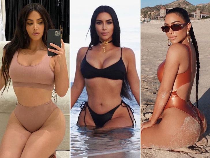 Kim Kardashian u kthehet pozave të nxehta si dikur