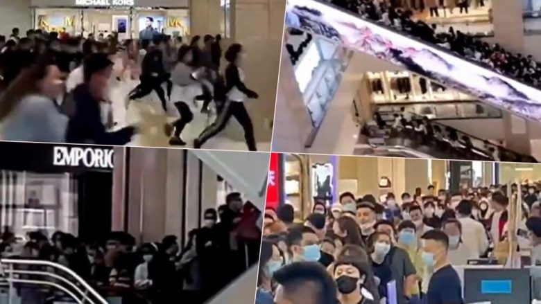Mijëra kinezë “pushtojnë” qendrën tregtare, vrapojnë drejt dyqanit të telefonave për të blerë një iPhone 13
