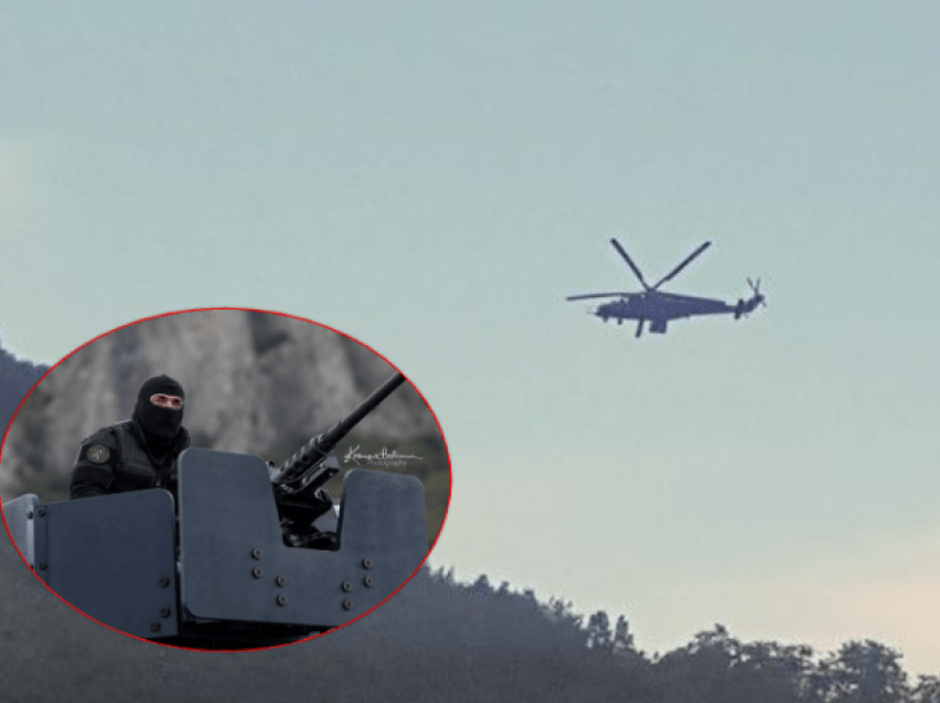 Një helikopter i dyshimtë fluturon mbi Jarinjë (VIDEO)