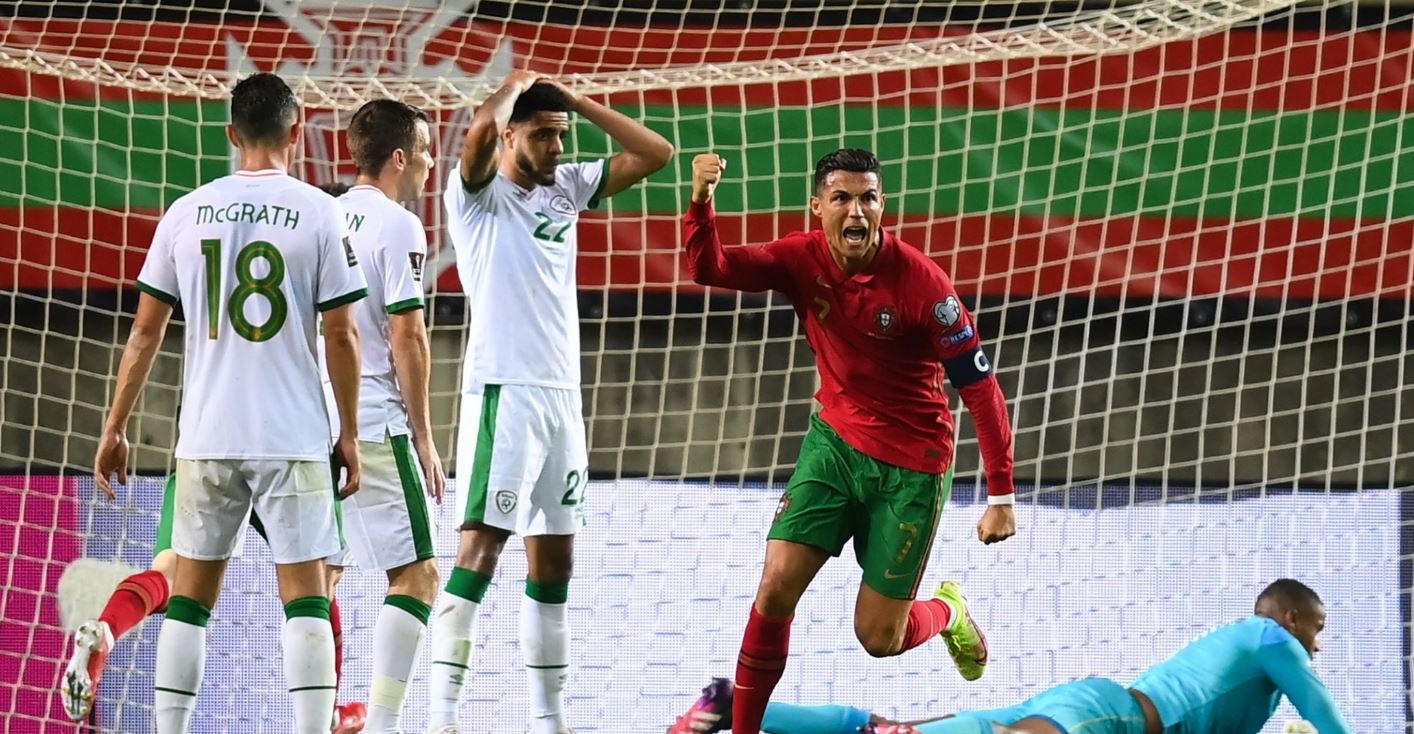 Ronaldo fantastik, Portugalia fiton me përmbysje ndaj Irlandës